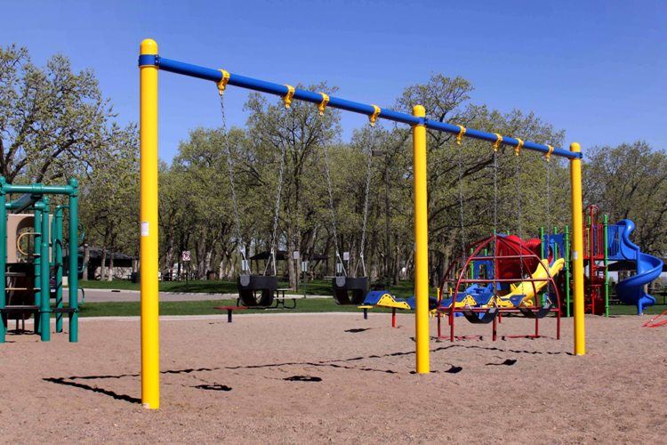 Lakeside Park Playground Swings